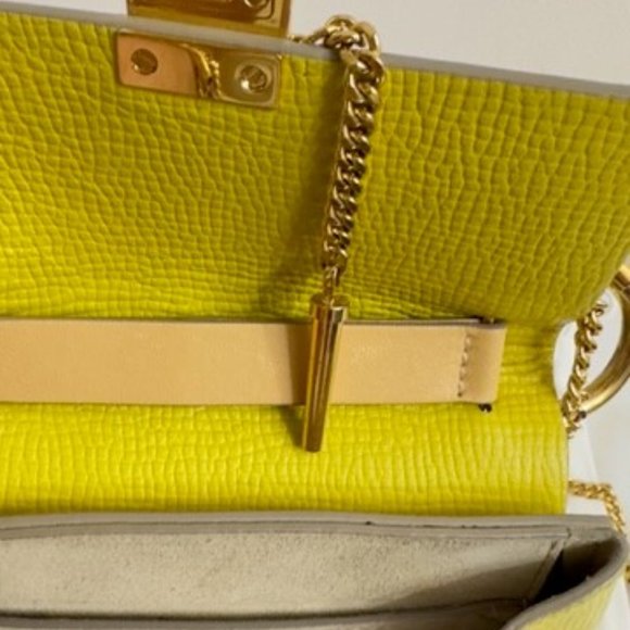 Chloe Drew Bag; Designer Chloe Two-Tone Drew Bag In Excellent Condition - Picture 13 of 14